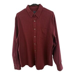 UNTUCKit BurgundyCasual Button Down Shirt